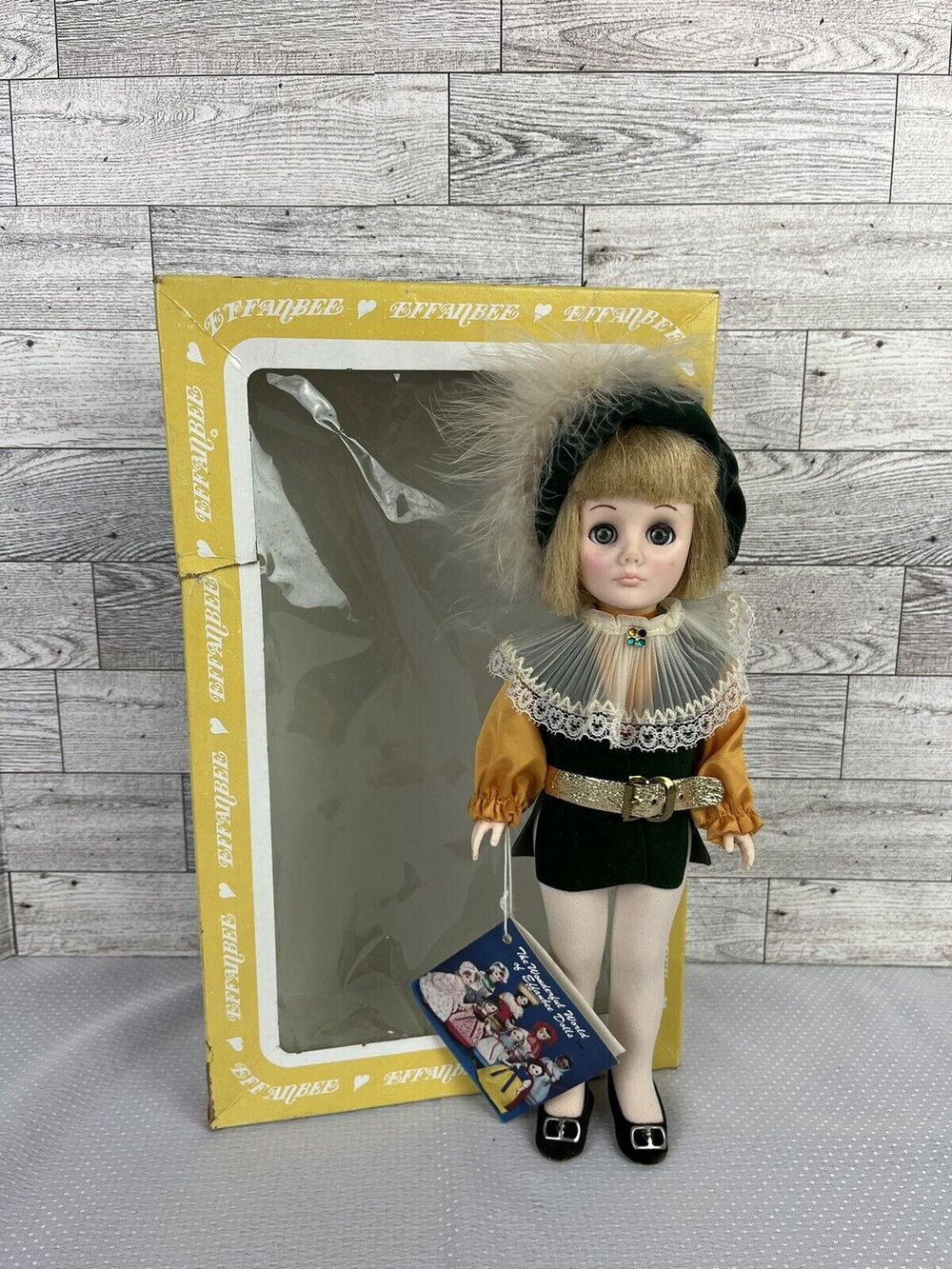 Vintage Effanbee Prince Charming 11” Doll #1189 With Tags & Box